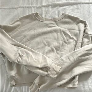 Wild Fable cropped tan sweatshirt